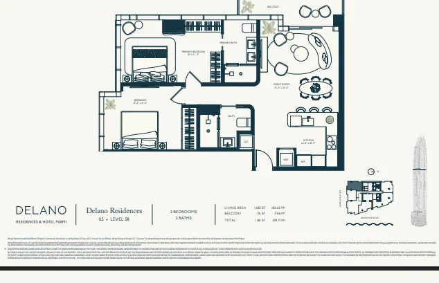 Delano Collection · Floor plate 2